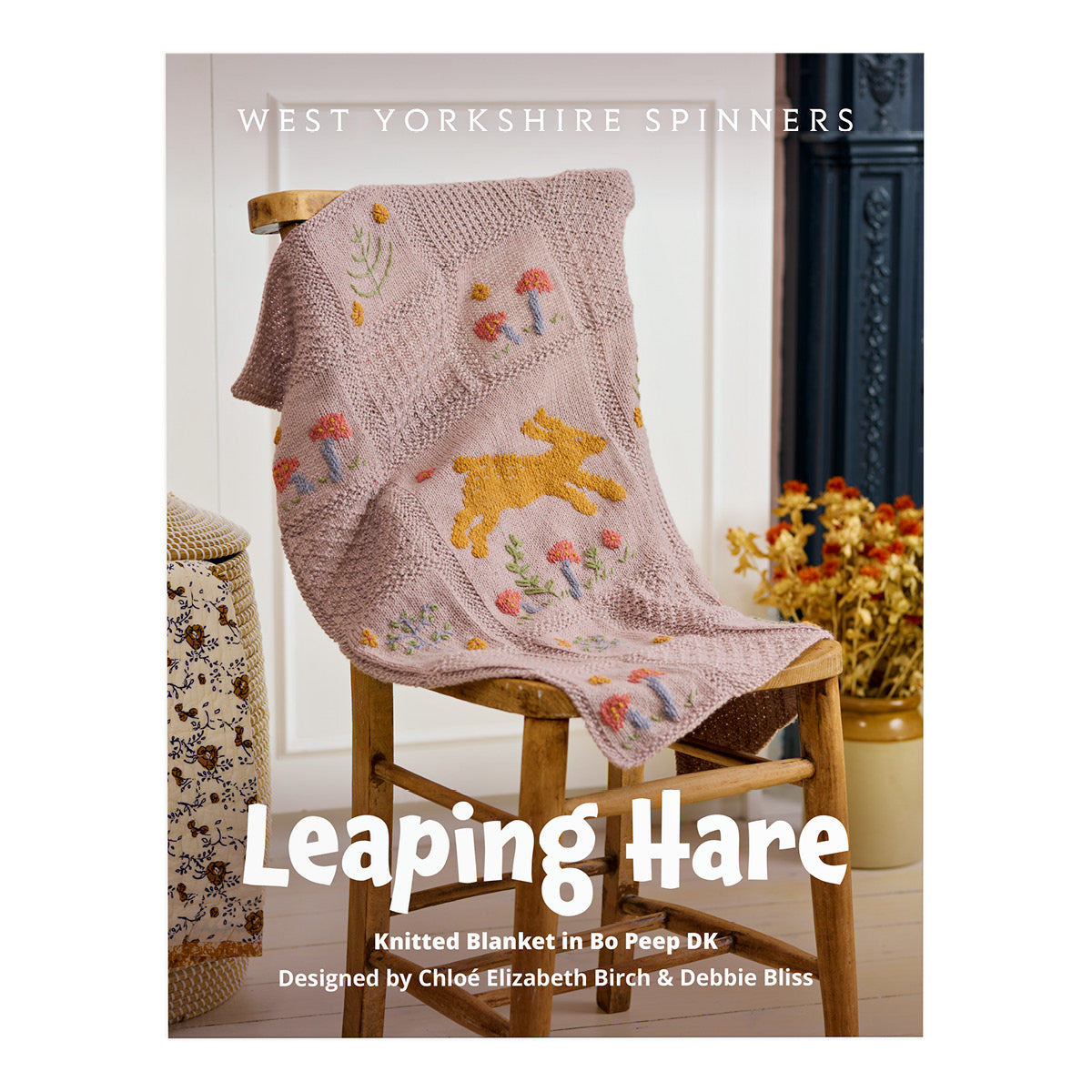 Leaping Hare Blanket - Knitting Kit