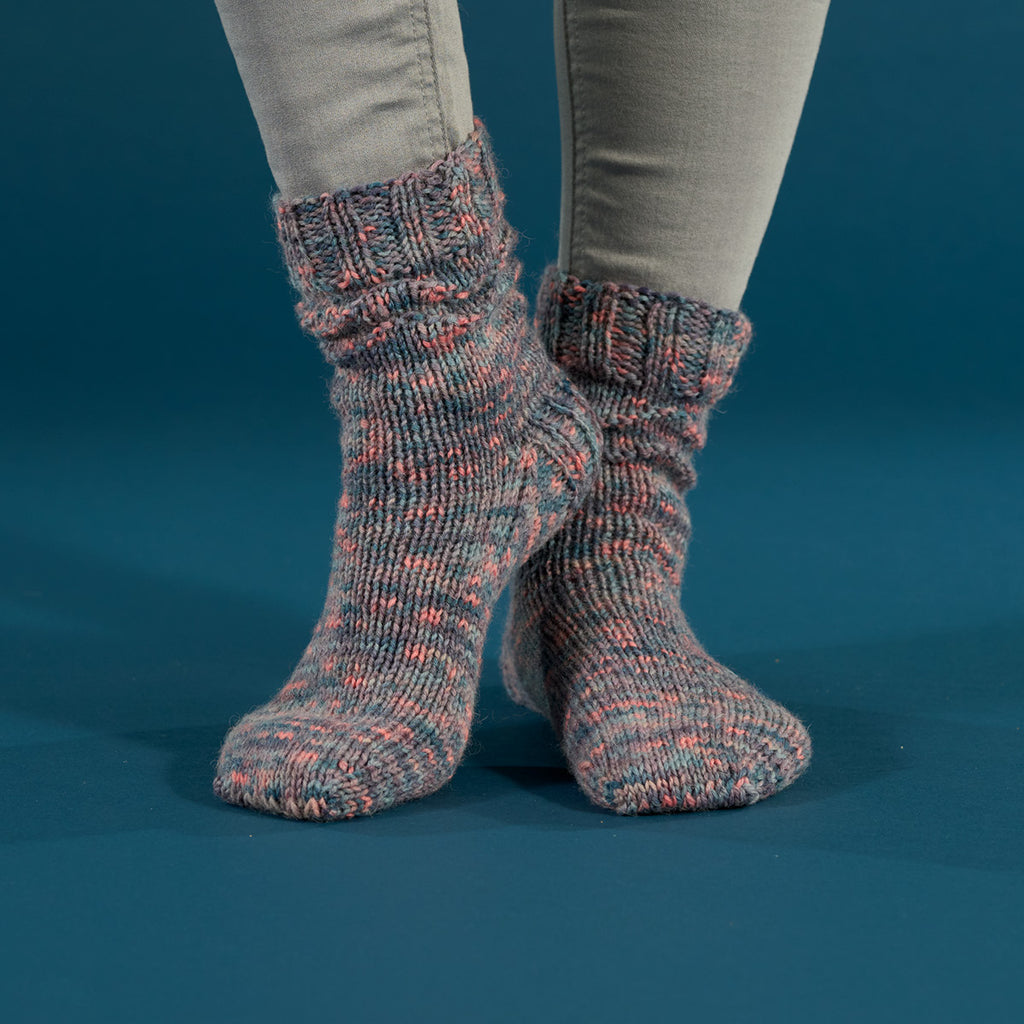 Socks Wave Pattern WYS Sound Waves - Sock Knitting Pattern (FREE PDF download)