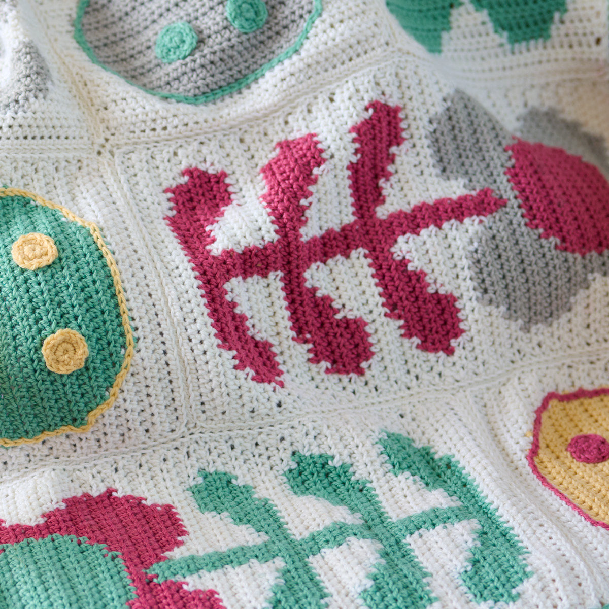 Ladybug Baby Blanket - Crochet Pattern