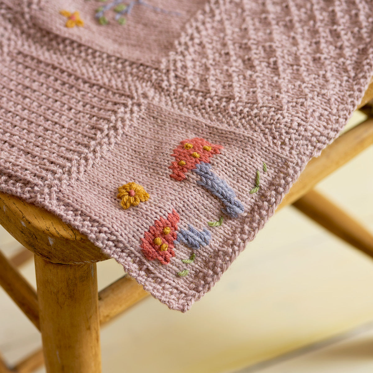 Leaping Hare Blanket - Knitting Kit