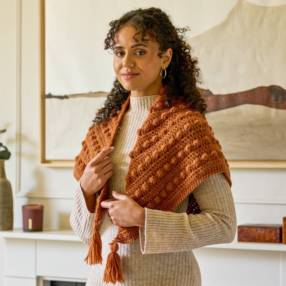 Pattern Cielo Cielo Bobble Shawl - Crochet Pattern