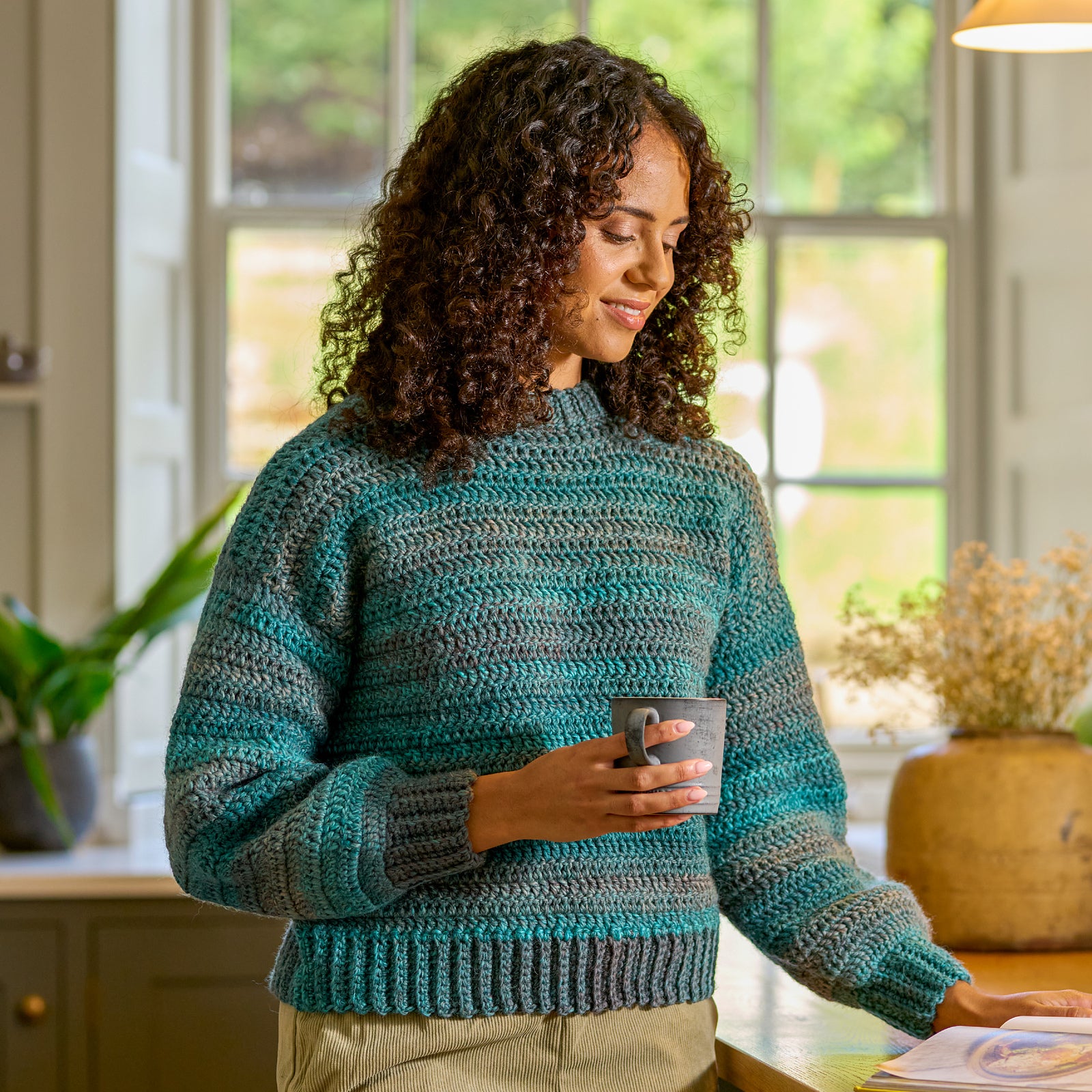 Modèle de tricot du cardigan Thora de WYS