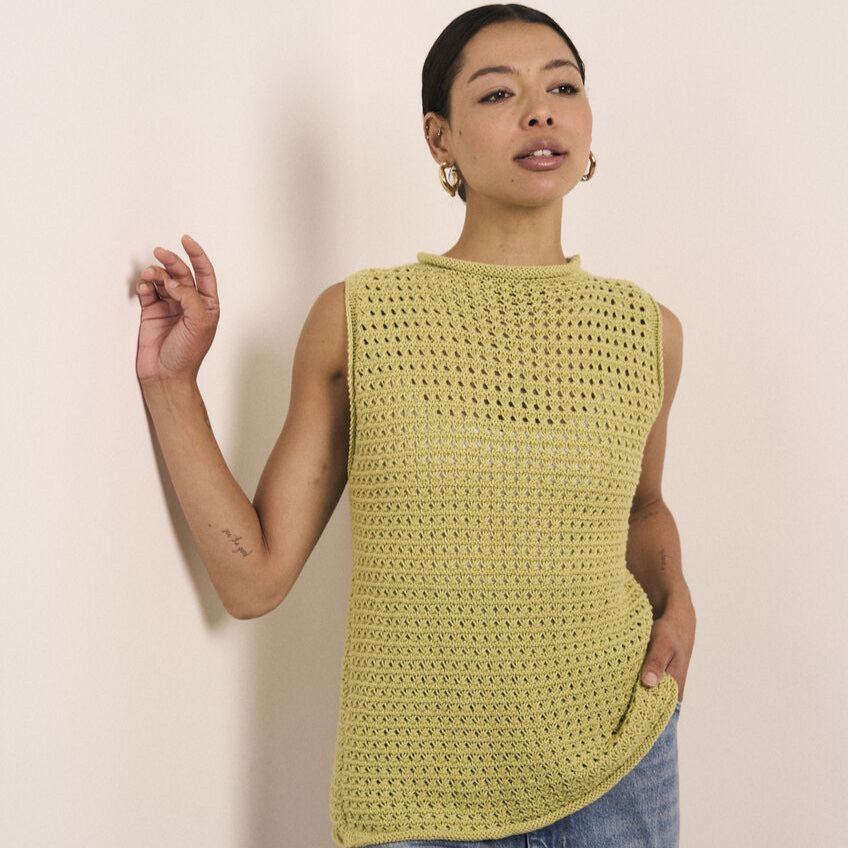 Mode at Rowan Wilhelmine Slipover - Knitting Pattern