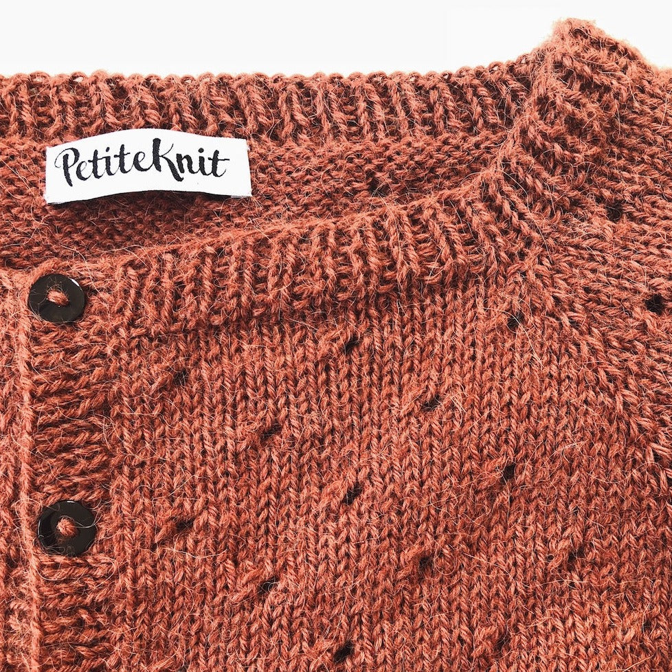 PetiteKnit - Cardigan Anna - Ma taille - Patron de tricot