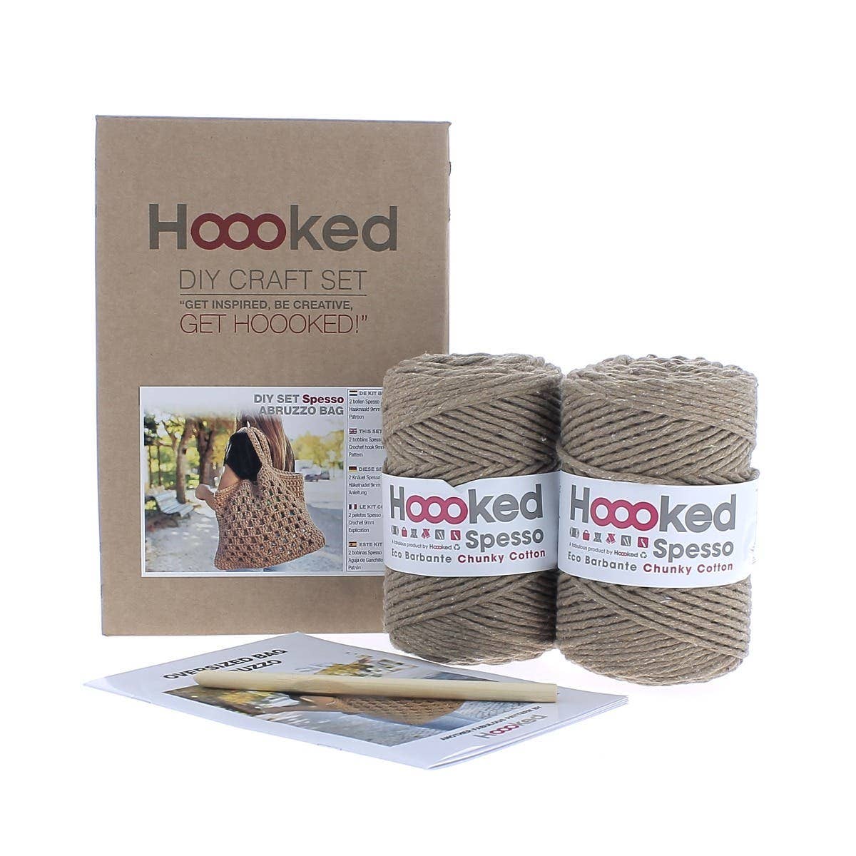 Hoooked - Sac surdimensionné Abruzzo - Kit de crochet