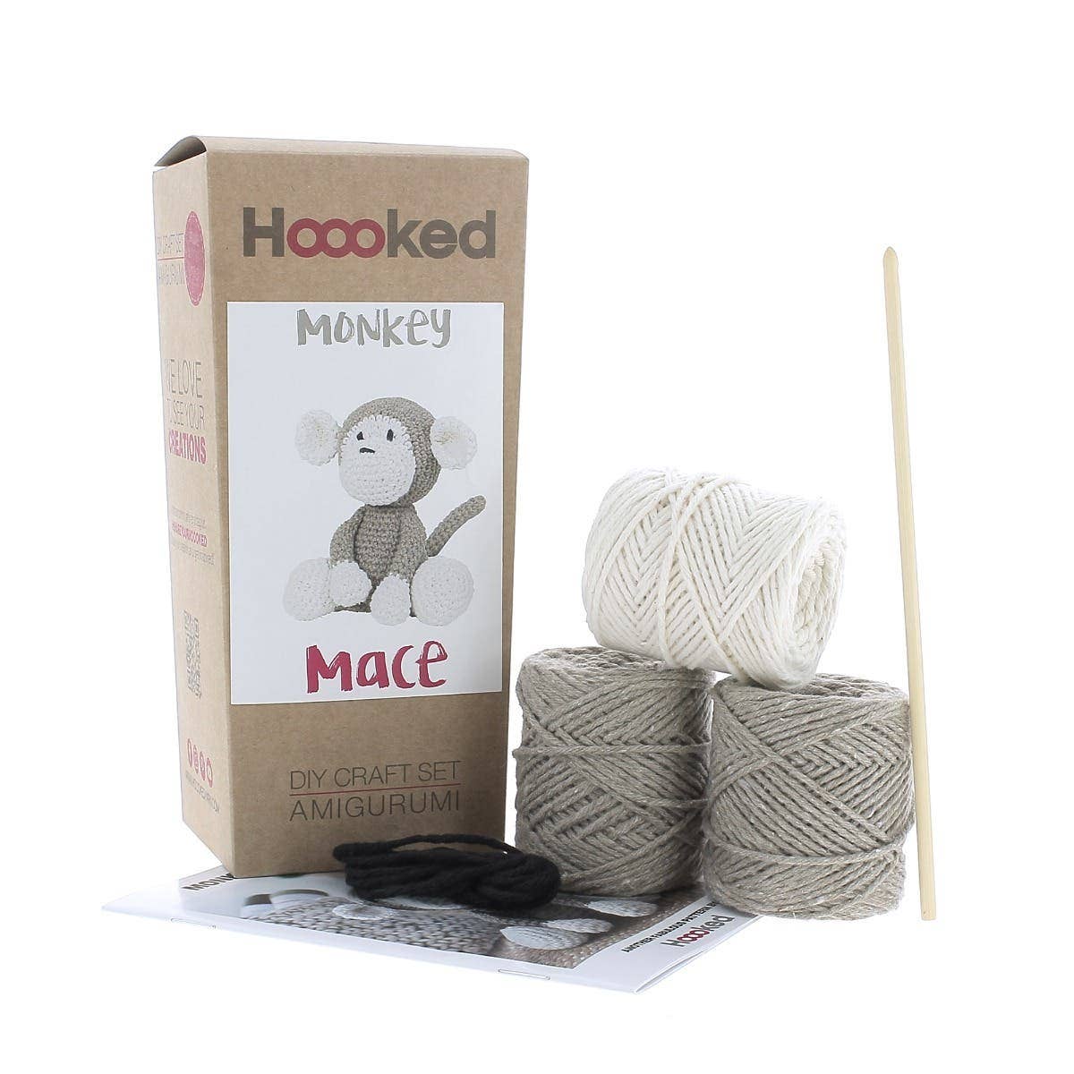 Kit de crochet Hoooked Mace le singe