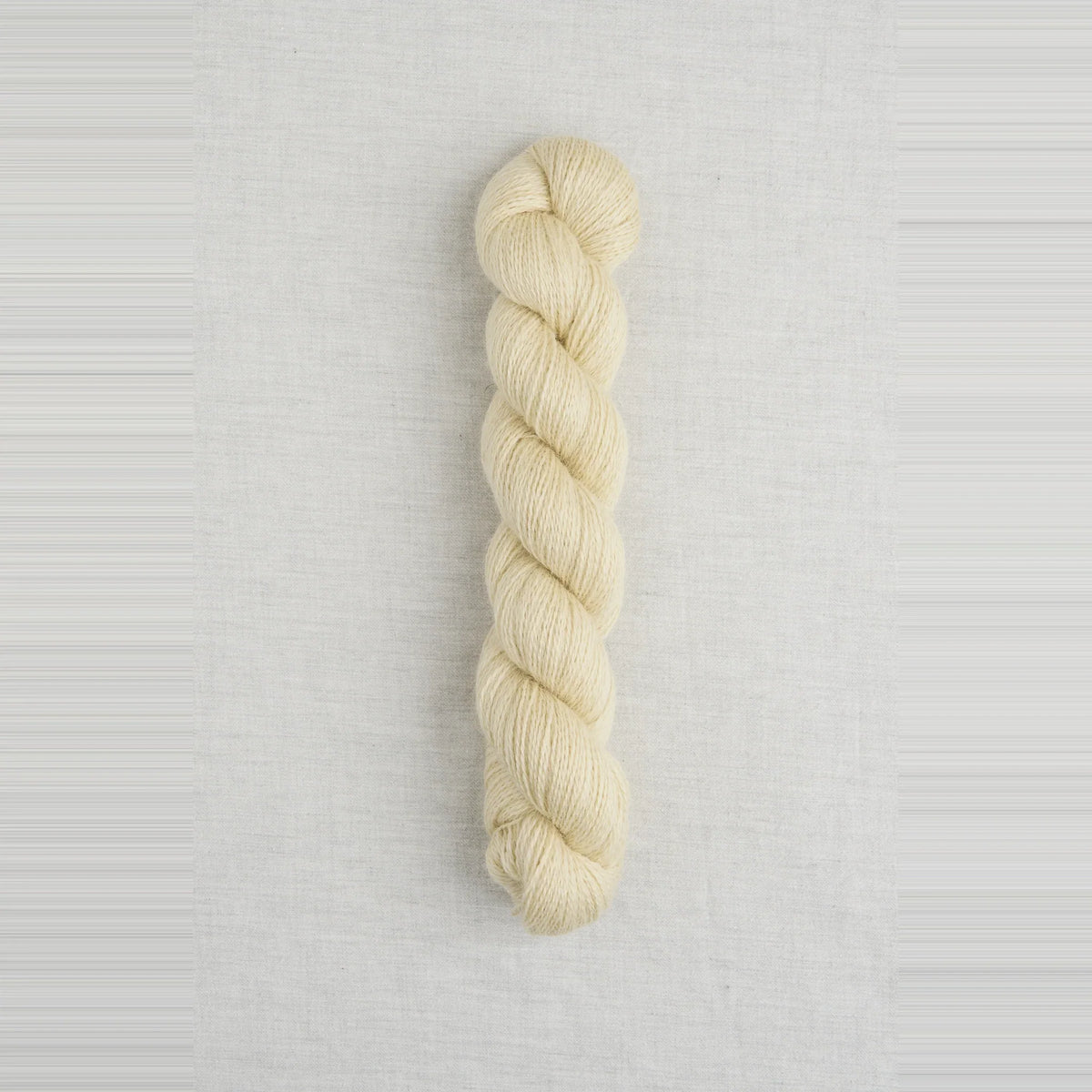 Bramble & Fleece Origin 005, undyed fine Wensleydale yarn with natural lustre