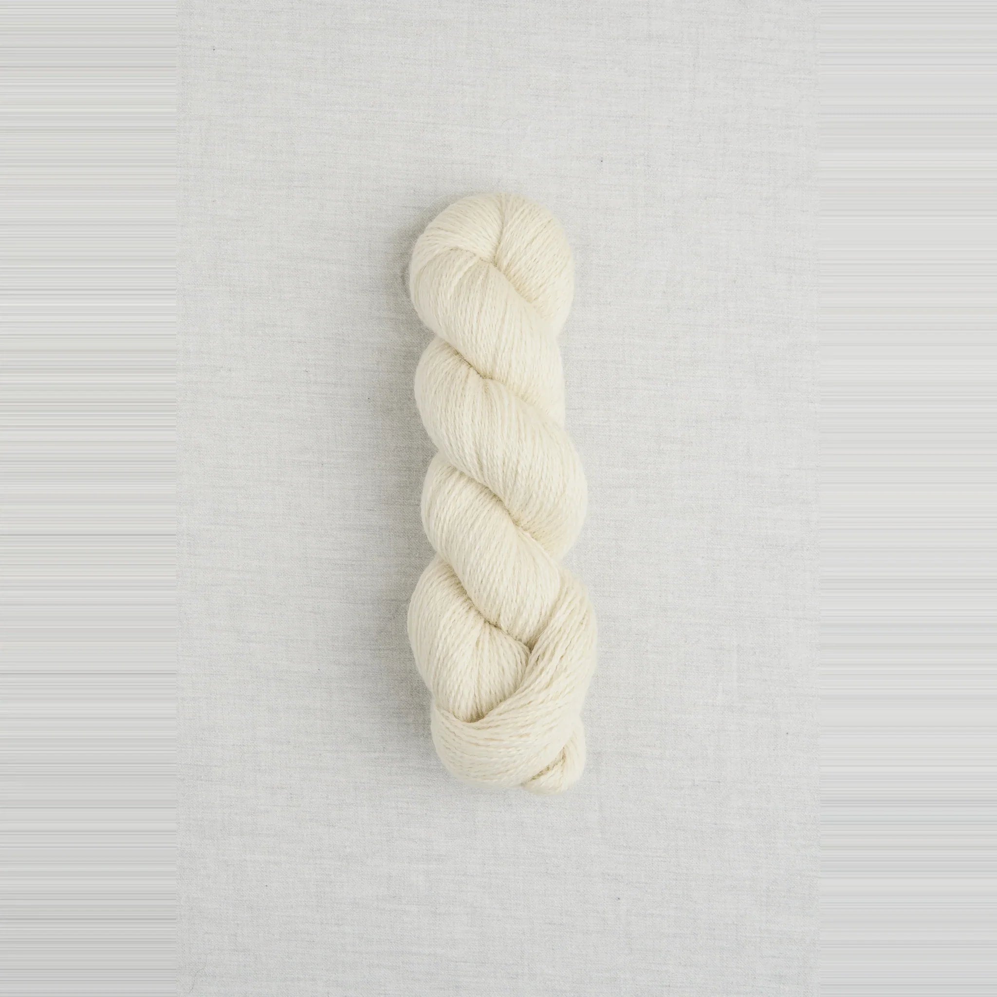 Bramble & Fleece Origin 010, undyed fine Corriedale and mohair blend yarn