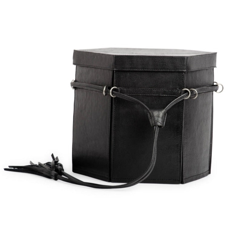 muud Evita XL - Leather Project Storage Box with Lid