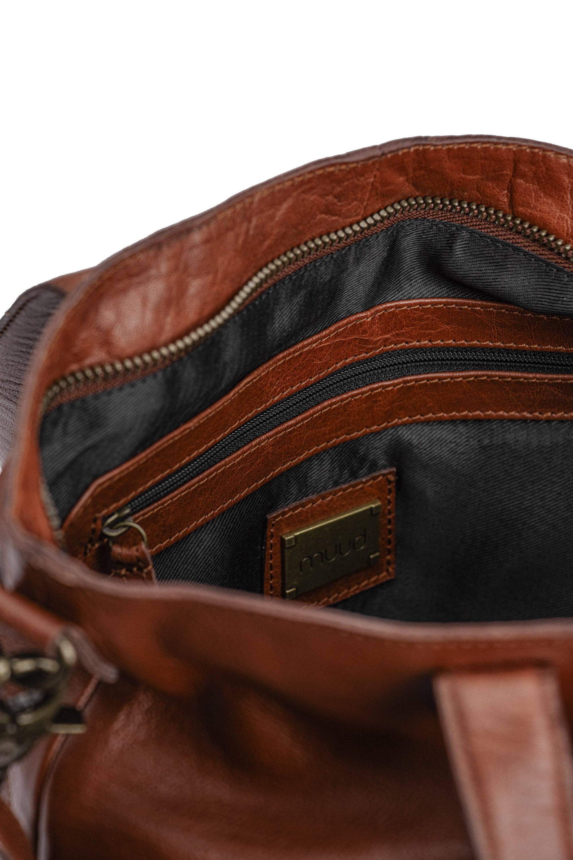 muud Arendal - Leather Knitting Project Bag