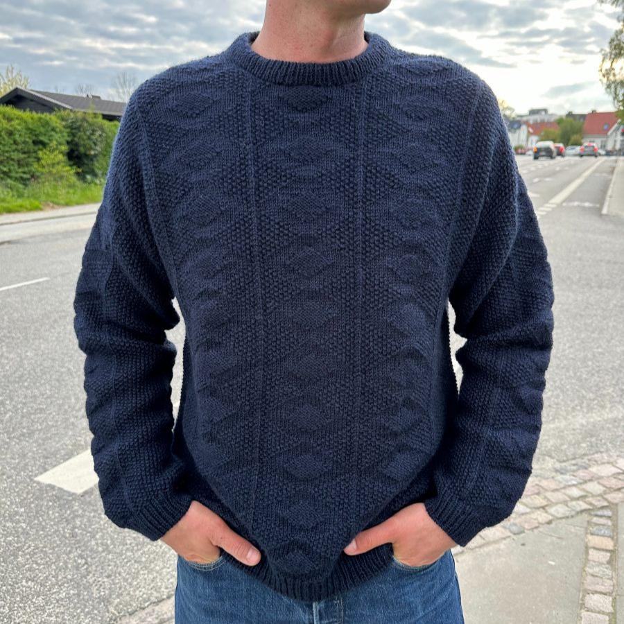 Pull Esther PetiteKnit pour homme - Patron de tricot