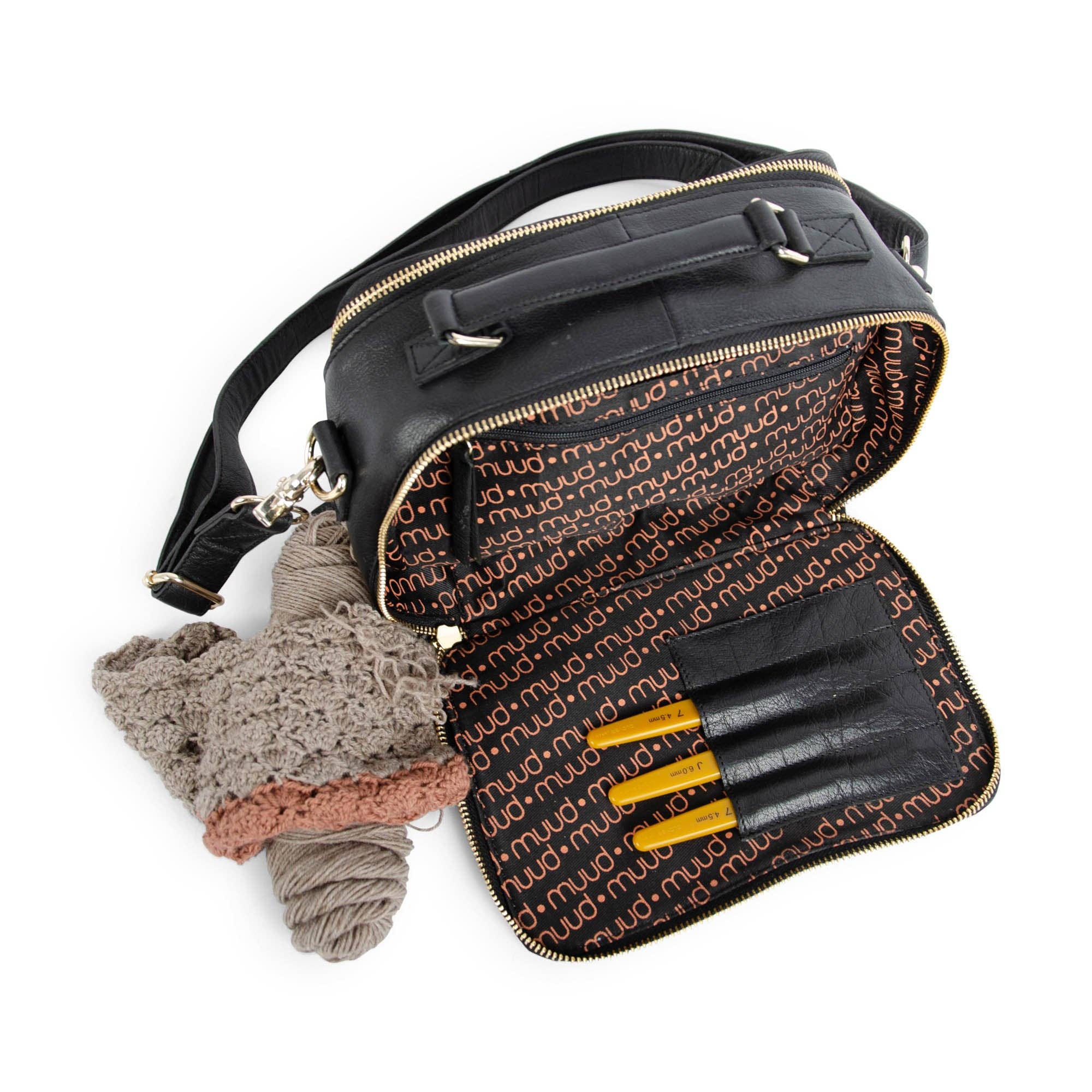 muud Heaven - Limited edition Leather Crochet Bag