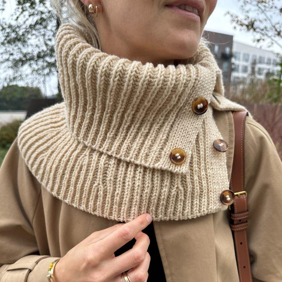 Neck Knit Pattern PetiteKnit November Neck - Knitting Pattern