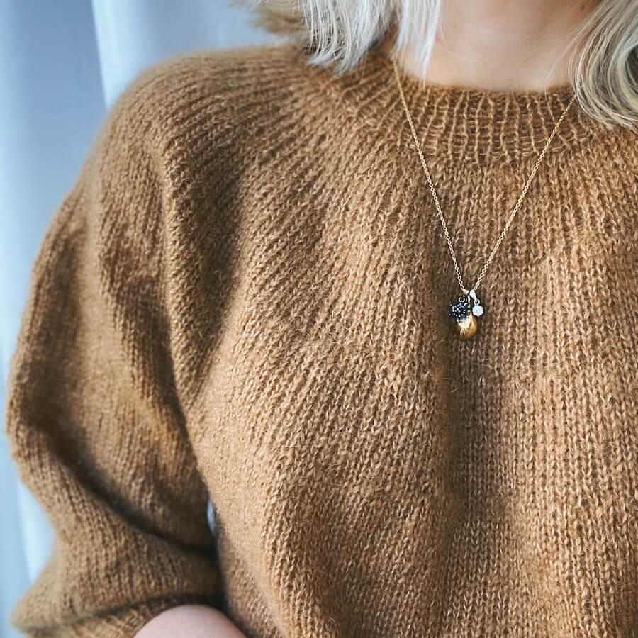 PetiteKnit Pullover für Anfänger – Mohair Edition – Strickmuster