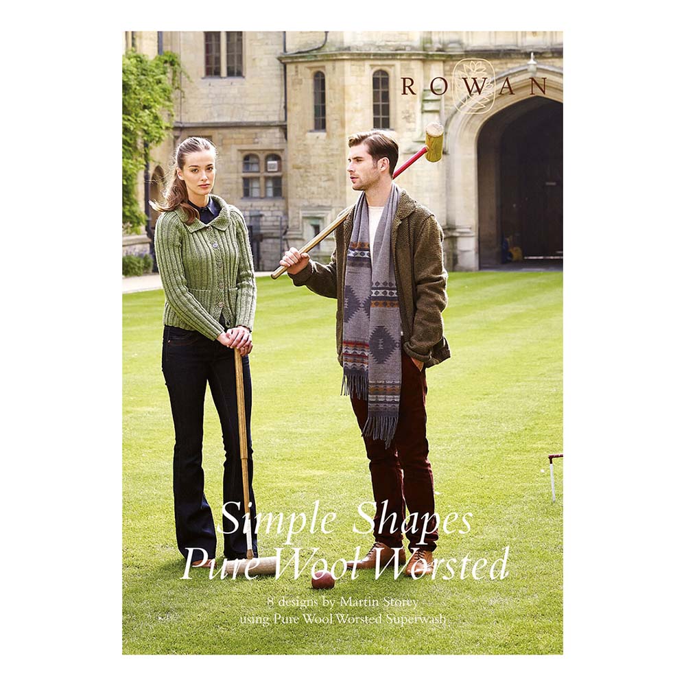 Simple Shapes Pure Wool Worsted – Knitting Pattern Book