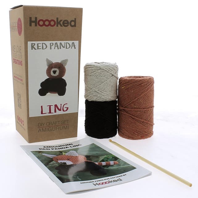 Hoooked Ling the Red Panda - Crochet Kit