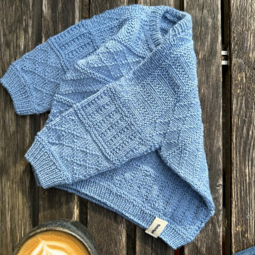 PetiteKnit Storm Sweater Baby - Knitting Pattern