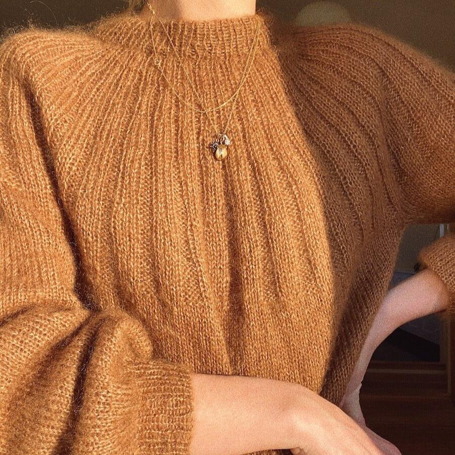 PetiteKnit Sunday Sweater - Mohair Edition - Knitting Pattern