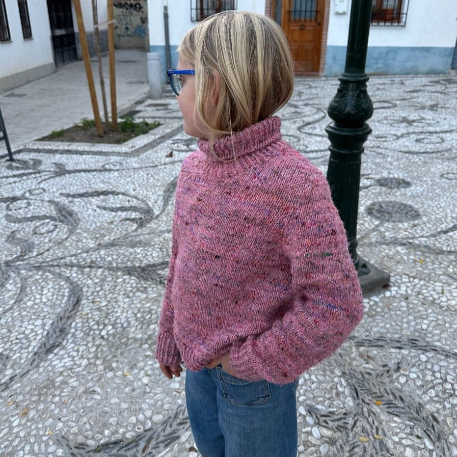 PetiteKnit Terrazzo Sweater Junior - Knitting Pattern