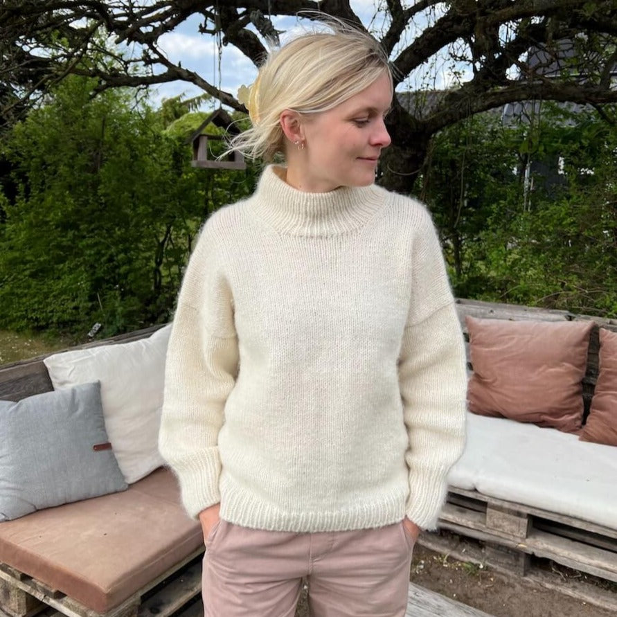 PetiteKnit Weekend Sweater Knitting Pattern | The Orry Mill