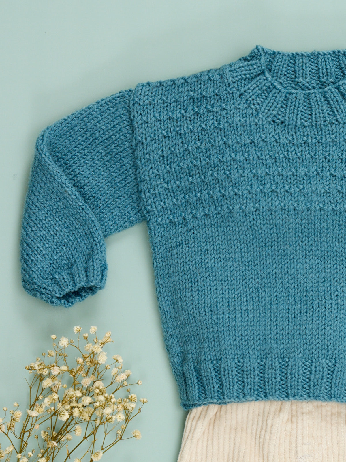 WYS Jack: Textured Jumpers in Bo Peep DK by Sarah Hatton