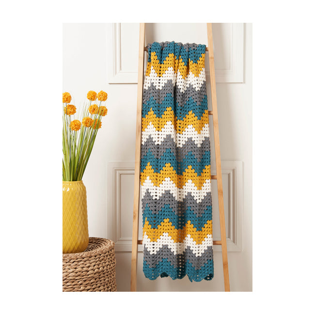 Chevron Blanket Crochet Pattern (PDF Download)