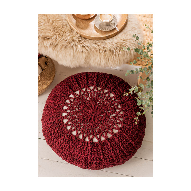 Mandala Pouf Crochet Pattern (PDF Download)