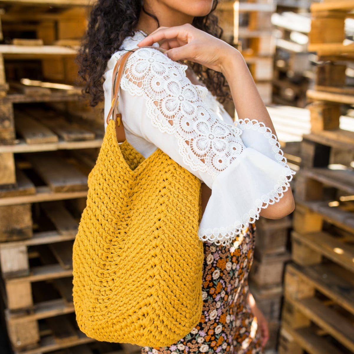 Hoooked Toscana Tote Bag - Crochet Kit