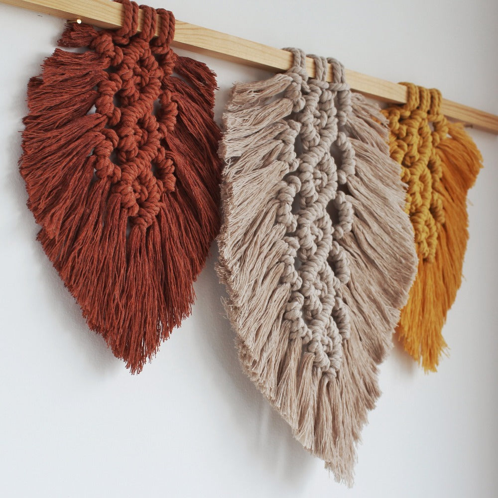 Macramé Wallhanging Feathers (downloadable PDF)