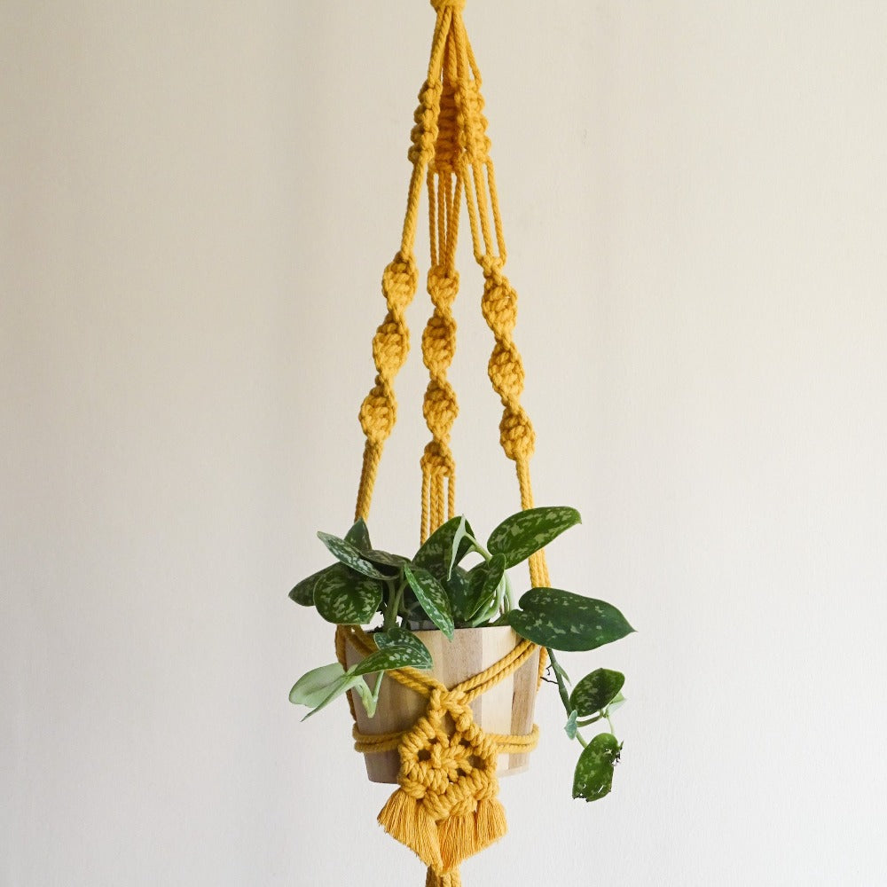 macrame plant hanger pdf Boho Style Plant Hanger