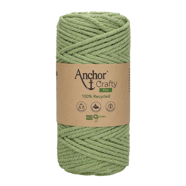 Crochet Yarn: Crafty Fine: 4 x 250g: 3mm: Apple - Anchor - Groves and Banks