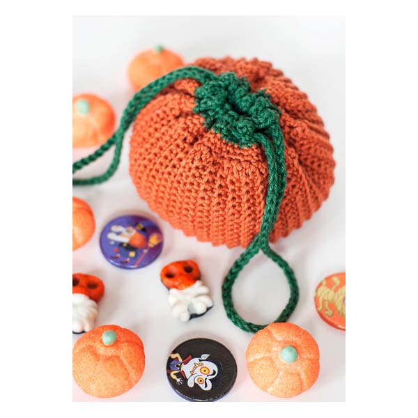 Halloween Pumpkin Treat Bag Crochet Pattern (PDF Download)