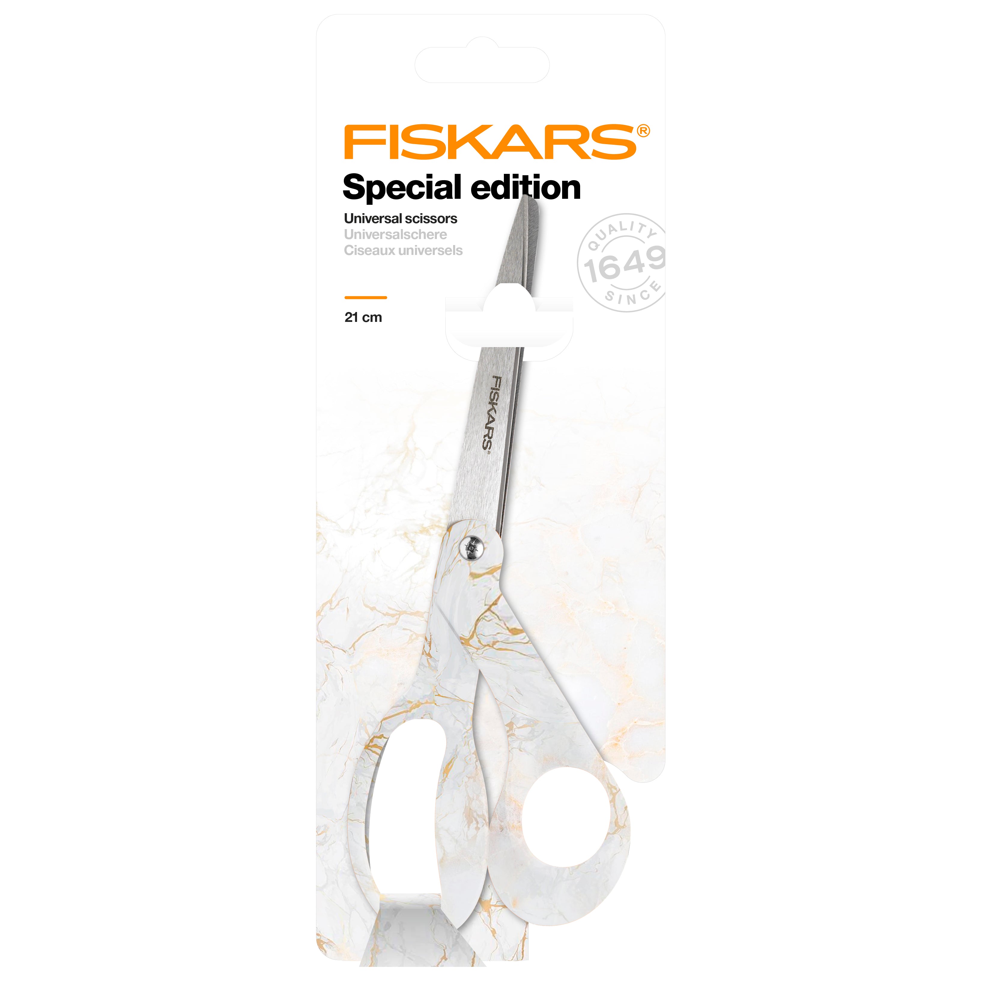 Fiskars - Limited Edition Scissors Gold Marble 21cm