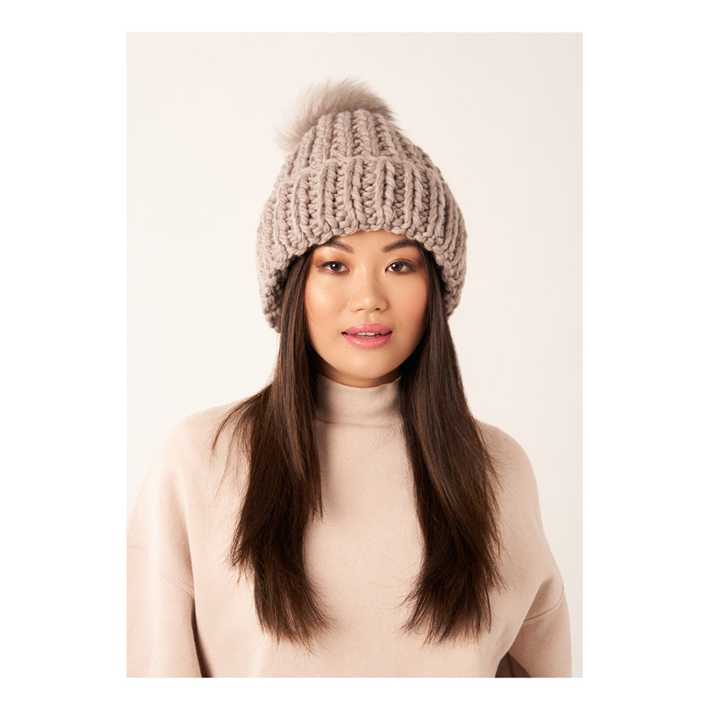 Fossil Beanie - Knitting Pattern (PDF download)