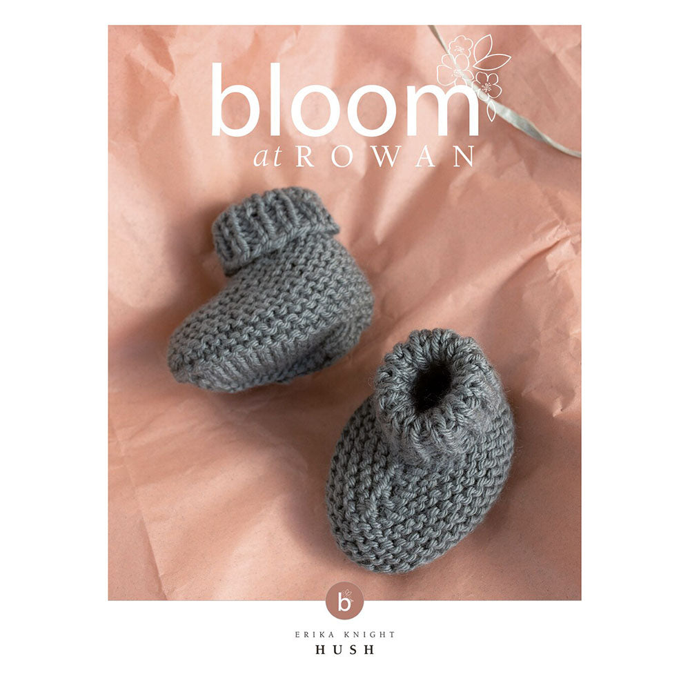 Bloom at Rowan - Hush Bootees for Baby (downloadable PDF)