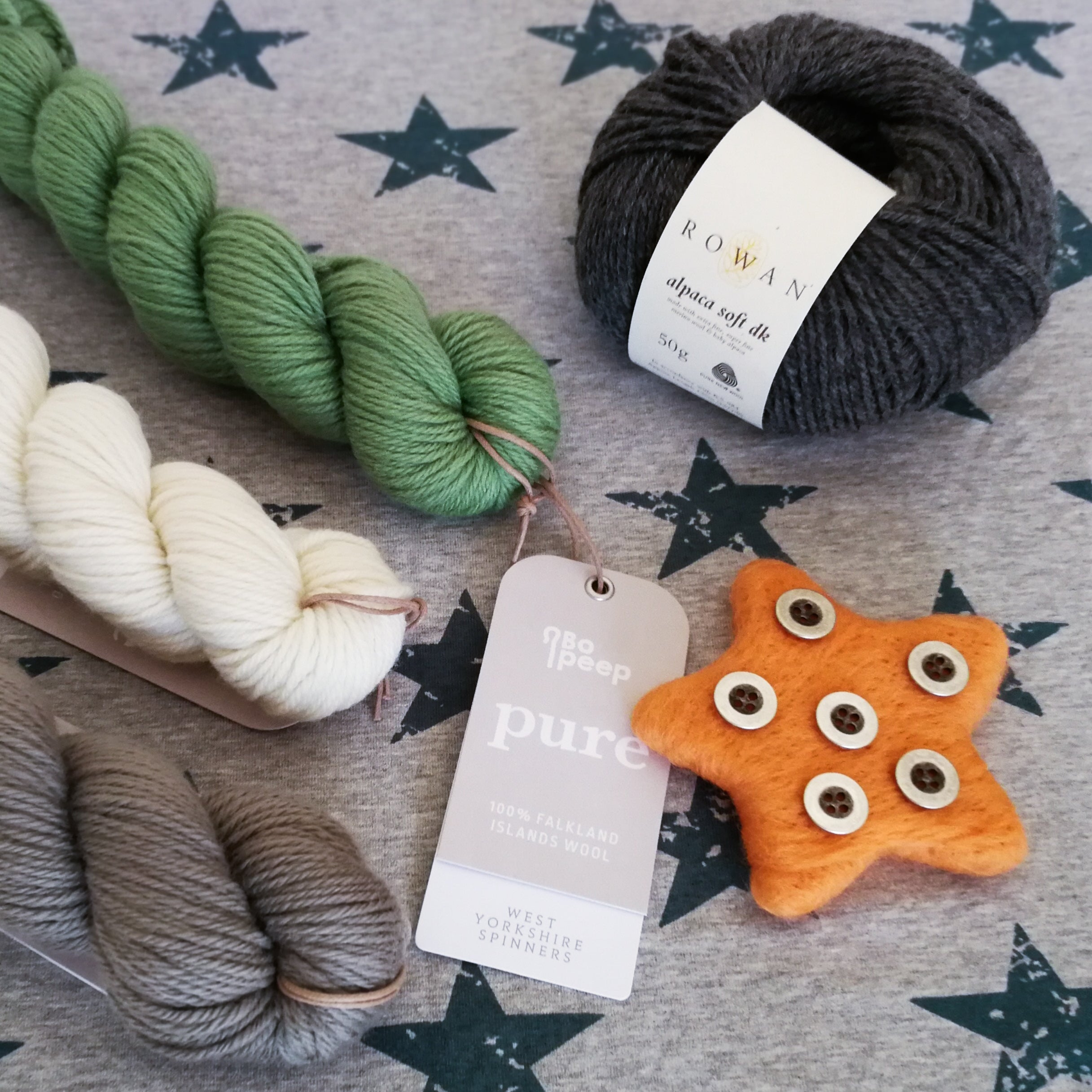 4 Colour Baby Cardigan Yarn Pack