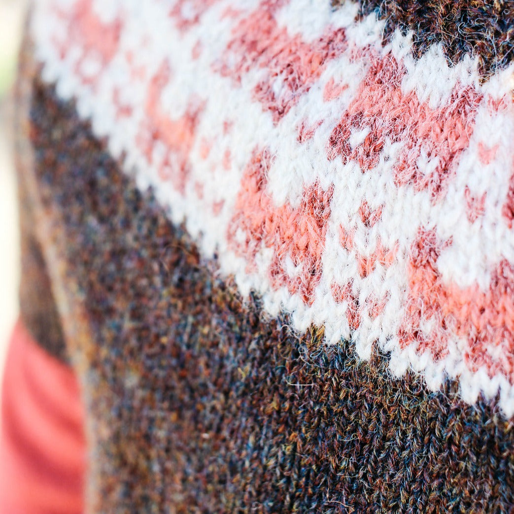 Bairns Crofthoose Yoke Jumper - Knitting Pattern