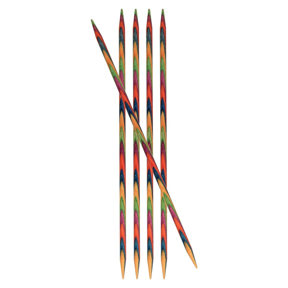KnitPro Double Point Knitting Needles (Pack of 5) - Symfonie - 15cm