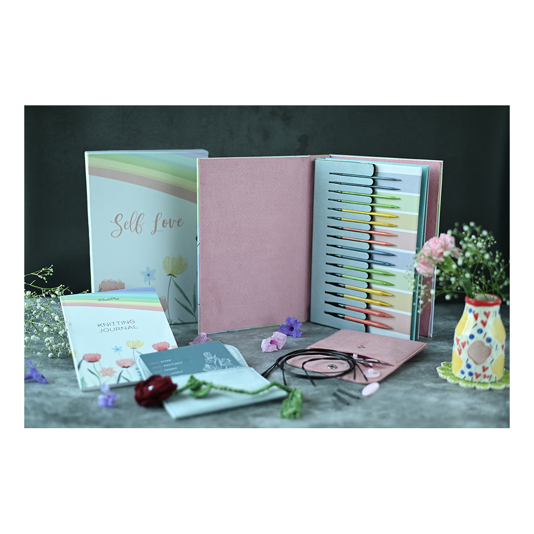 KnitPro Wooden Interchangeable Needles - Self Love Gift Set