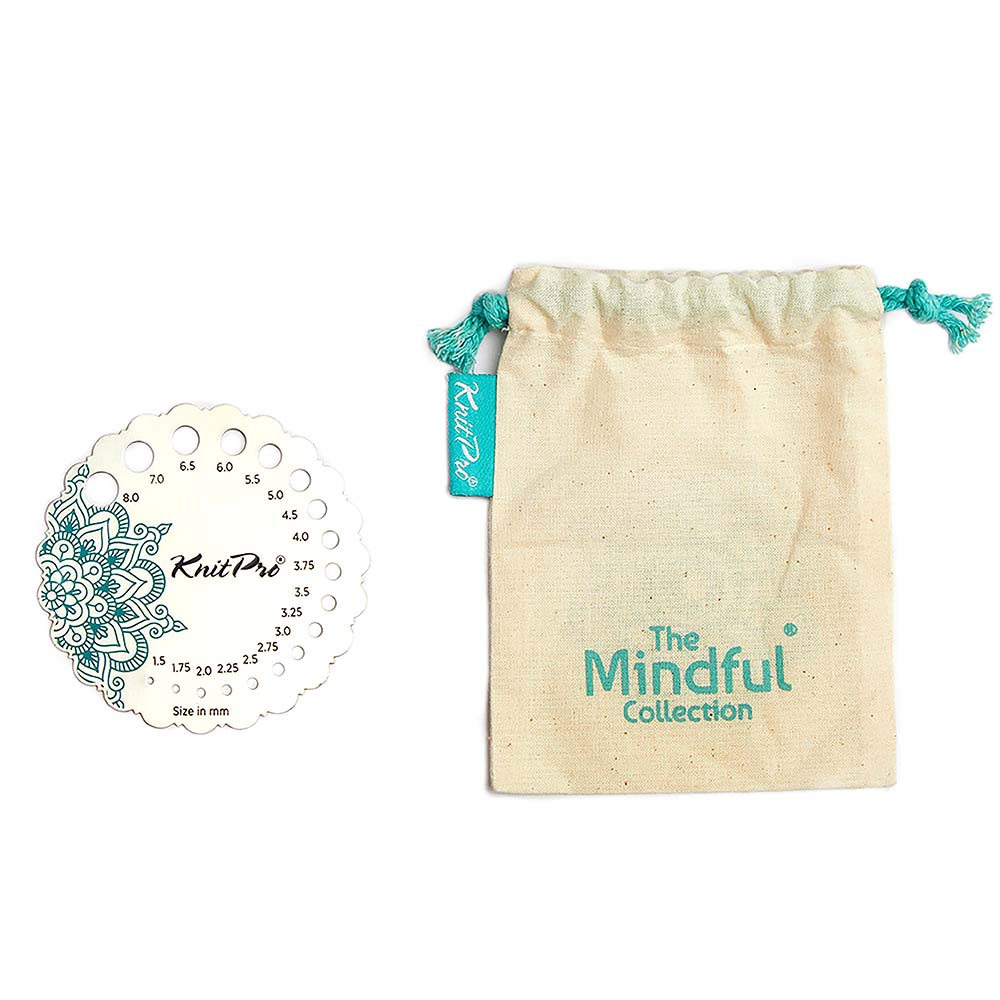 The Mindful Collection - Silver Plated Needle Gauge