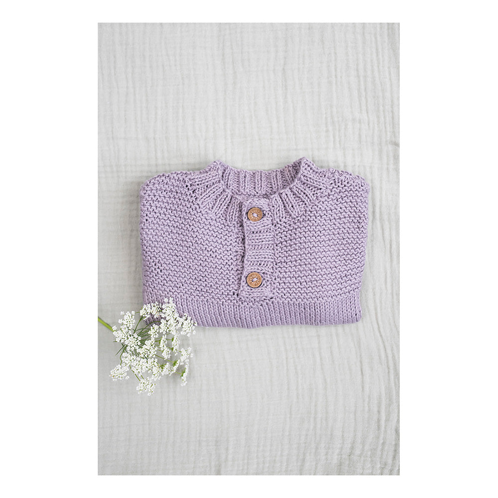 Plunk Baby Sweater - Knitting Pattern (PDF download)