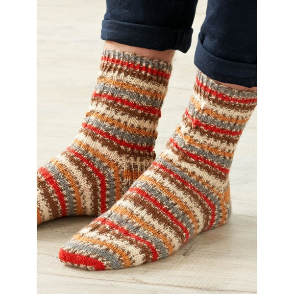 WYS Blitzen - Knitted Christmas Sock Pattern (PDF Download)