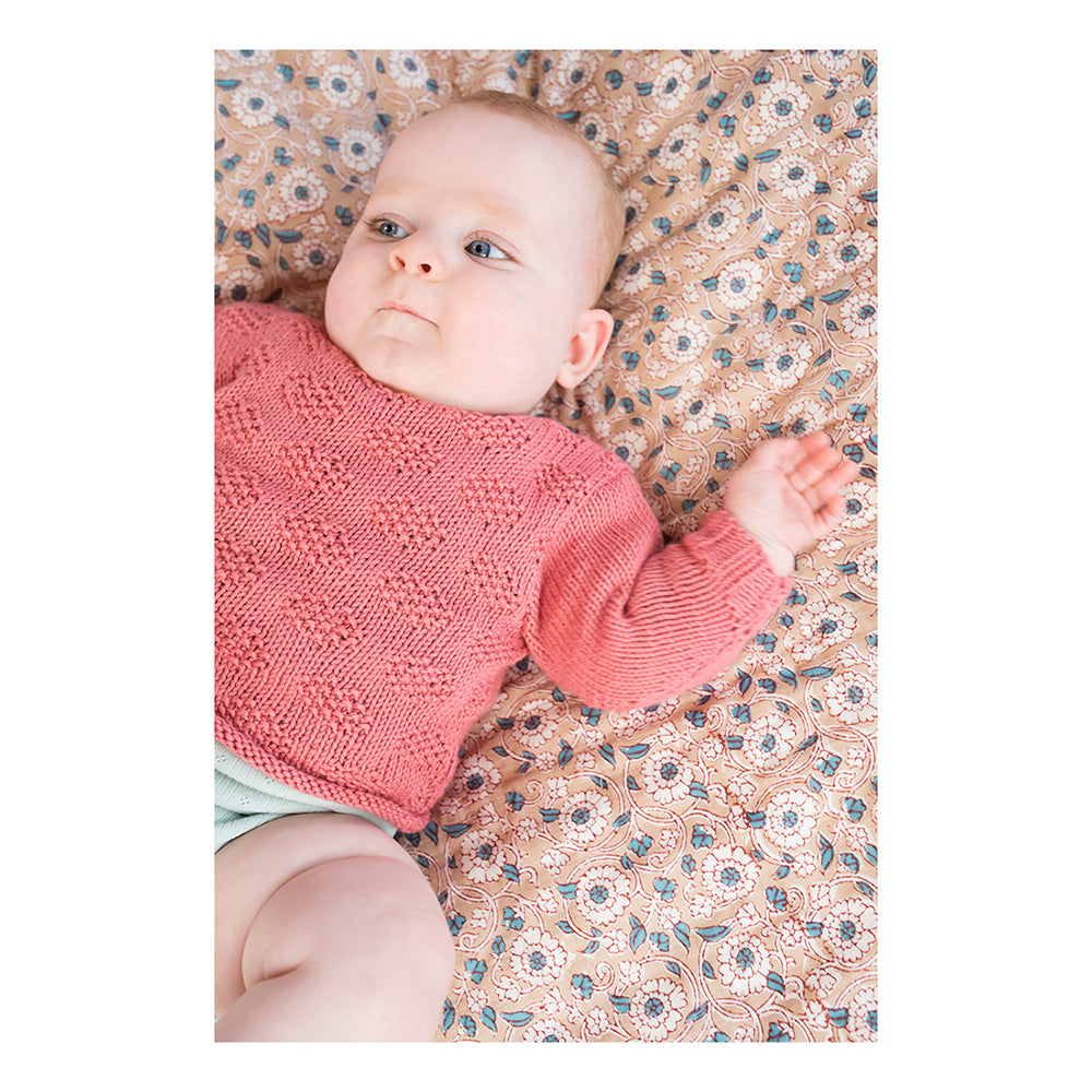 Sun Spots Baby Sweater - Knitting Pattern (PDF download)