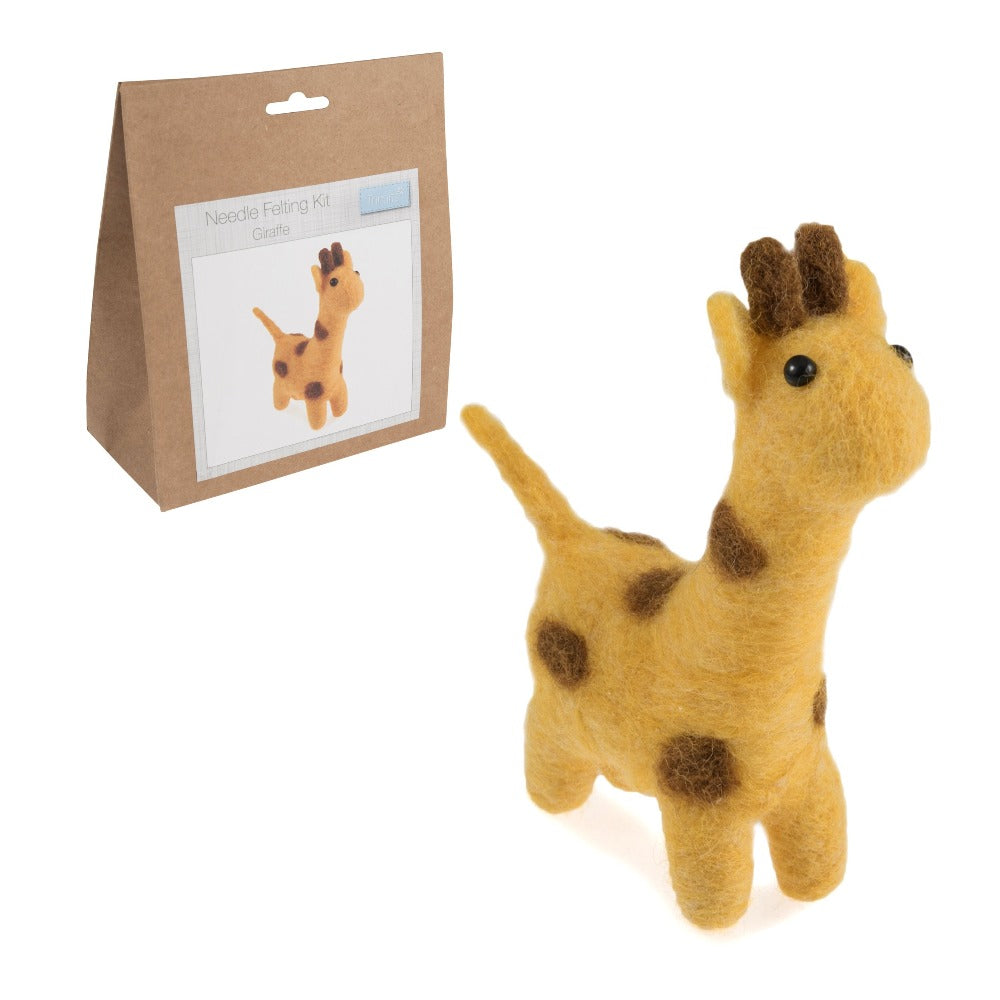 Trimits Make Your Own Needle Felting Kit Giraffe