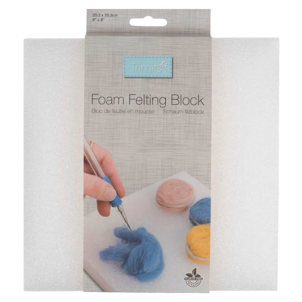 Needle Felting Foam Block - 20.3 x 20.3cm / 8 x 8in