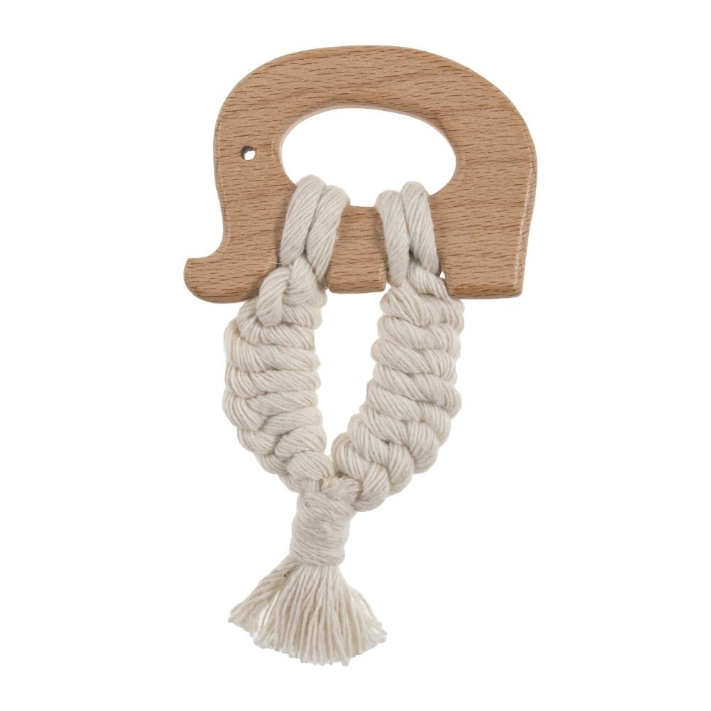Wooden Elephant Craft Ring