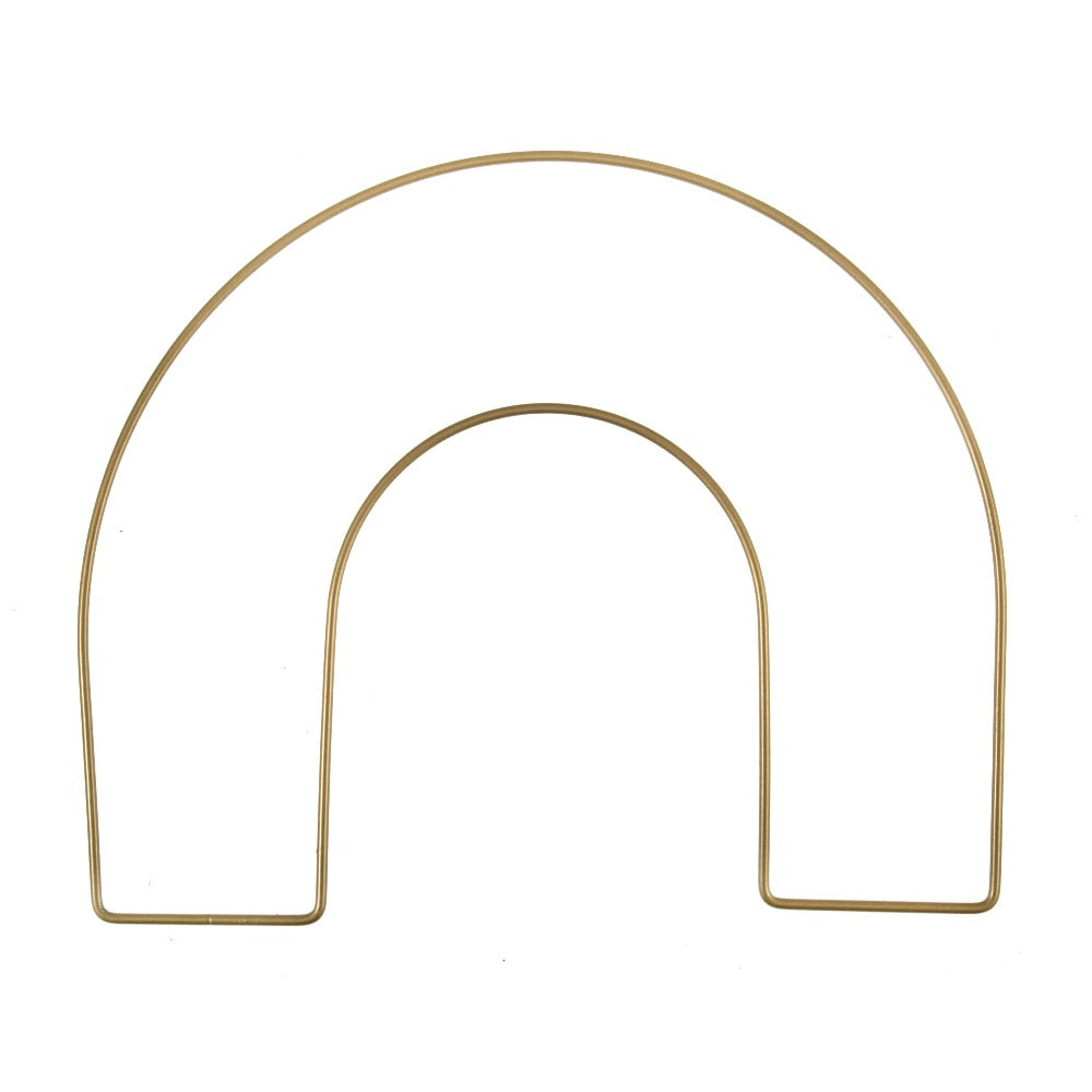 Rainbow Gold Metal Craft Hoop - 20cm