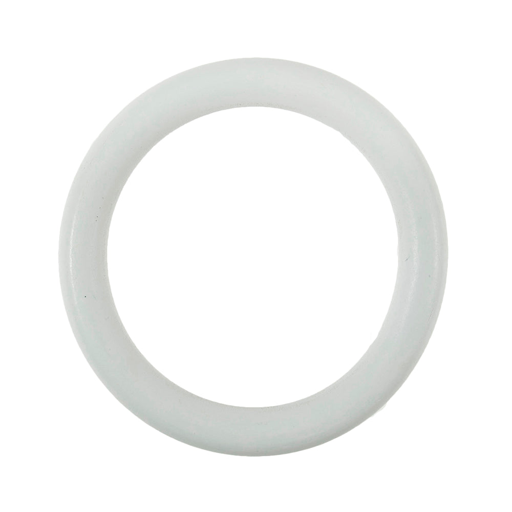 White Wooden Craft Ring 10cm