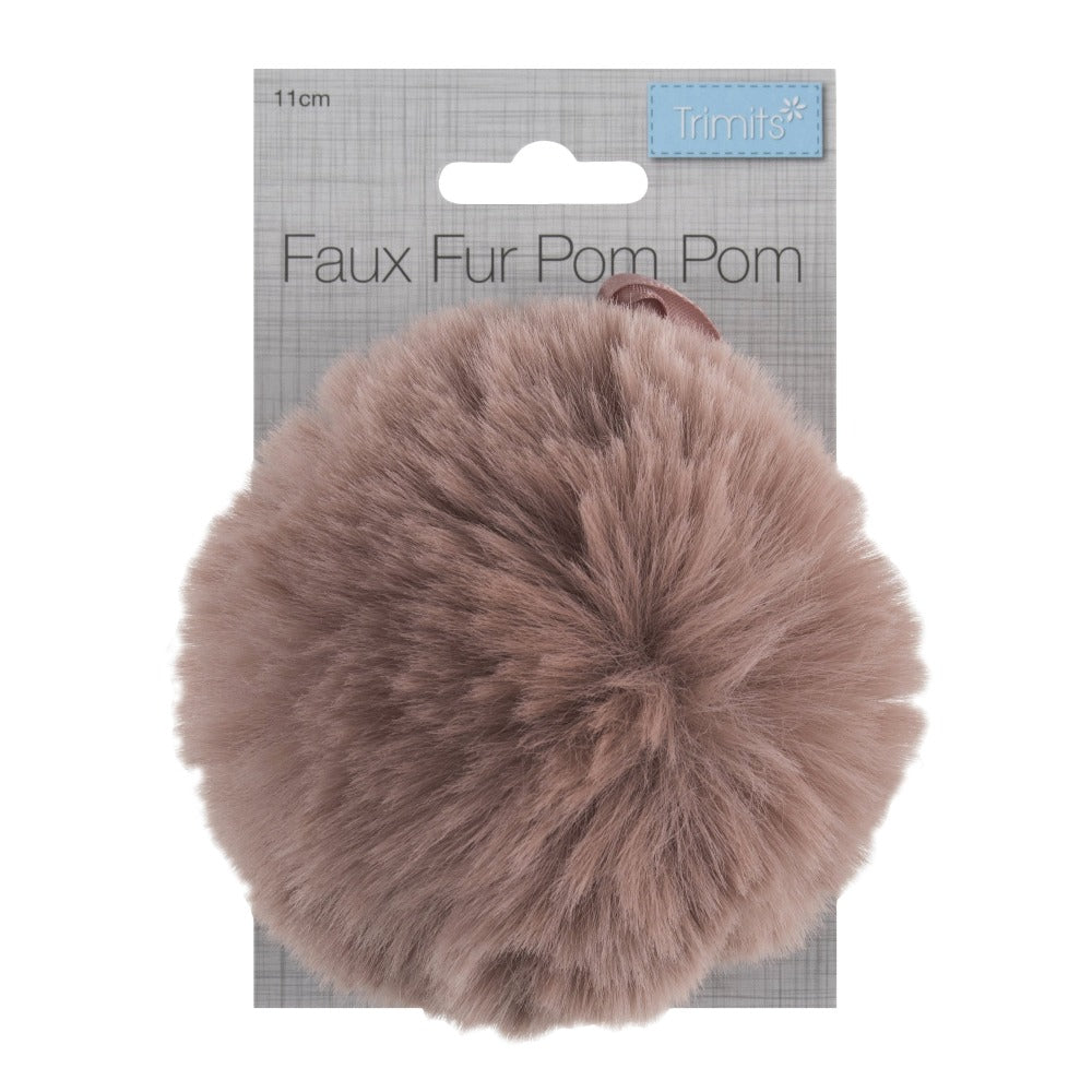 Trimits Faux Fur Pom Pom 11cm