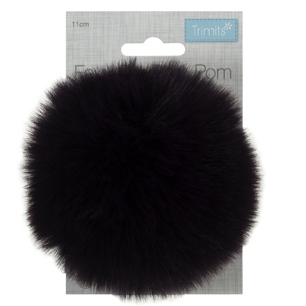 Pompon en fausse fourrure Trimits 11 cm